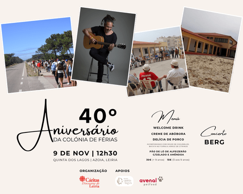 Colónia Balnear da Cáritas de Leiria celebra 40 anos com Almoço Solidário
