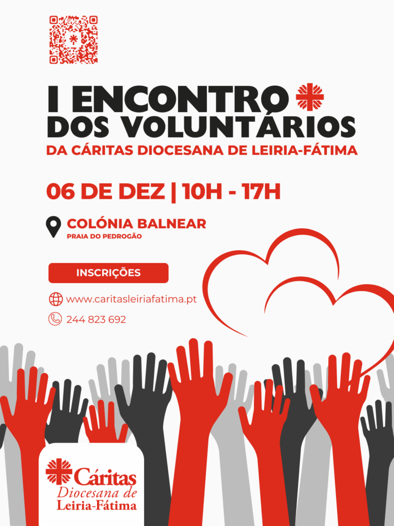 Cáritas Diocesana de Leiria-Fátima promove o I Encontro de Voluntários no Dia Internacional do Voluntariado